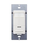 Enlarge the images for Leviton OSSNL-IDA Decora Passive Infrared Wall Switch Occupancy Sensor, LED Adjustable Night Light, 180 Degree, 1200 sq. ft. Coverage, Almond
