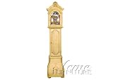 Antique White Wash Finish Grandfather Clock By Acme Furniture