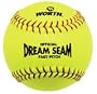 Worth Dream Seam 12" Fastpitch Softball, Yellow ASA, Dz