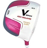 V-Series 460 Women’s Pink Square Matrix Driver 12º, Lady-Flex Graphite Shafted