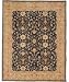 Due Process Jinan Tehran Black-Dark Gold 10' X 14' Area Rug