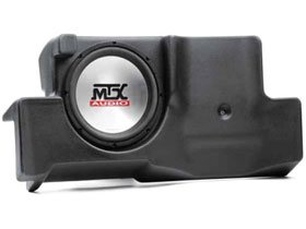 MTX Thunderform Subwoofer Enclosure for FORD EXPLORER Sport-Trac 2001-2008 LOADED w 1-10" Sub FEXST01BK10-T45