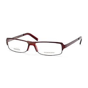 Authentic Gucci Eyeglasses 1860 WINE SATIN DEMO LENS P6R 00