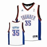 NBA Youth Oklahoma City Thunder Kevin Durant Home Replica Jersey (White, Small)
