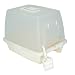 Iris Covered Cat Box 16" W x 20" L x 16.5"H, Ivory