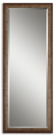 Lawrence Antiqued Finish Wall / Leaning Floor Mirror - 24.125W x 64.125H in. On Sale