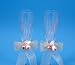Beverly Clark 20QI Amour Wedding Toasting Flutes in Ivory
