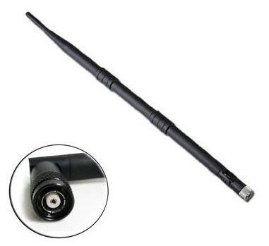 Alfa 802.11g 9dBi TNC OMNI-Directional High-Gain Screw-On Swivel Wi-Fi Booster Antenna for Routers or Network Card Adapters - Fits Linksys WRT54G, WRT54GL, BEFW11S4, WAP54G, WAP11, WSB24, WRT54GS and all 802.11g TNC connectors