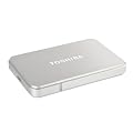 Toshiba STOR.E EDITION - Disco duro externo de 1 TB (2,5) color plateado