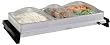 Broilking NBS-3SLP Stainless Professional Family Size Buffet Server With Clear Lids Broilking NBS-3SLP Stainless Professional Family Size Buffet Server With Clear Lids