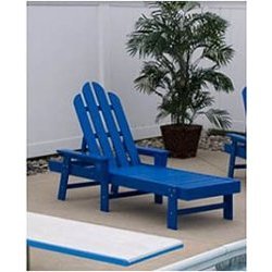 Long Island Chaise Lounge - Pacific Blue (Pacific Blue) (38H x 26.50W x 76D) by 