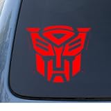 TRANSFORMERS AUTOBOT - Car, Truck, Notebook, Vinyl Decal Sticker #1036 | Vinyl Color: Red
