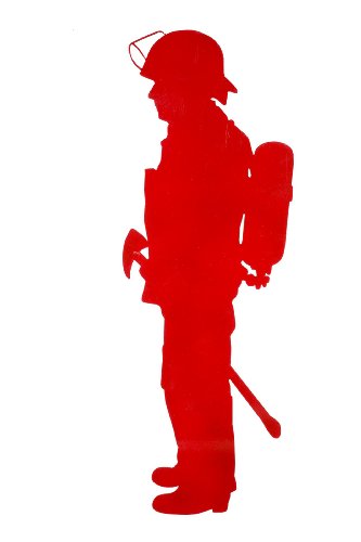 Metal Art Fireman Wall Art Decor Indoor Outdoor Use