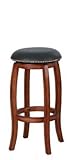 29"H Swivel Bar Stool Vintage Oak Finish