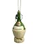 Chianti Wine Bottle Tuscan Christmas Ornament
