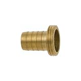 Profigarden 79GHP Schlaucht&uuml;lle Messing 1"" x 1 1/4"" Au&szlig;engewinde mit Flachdichtung