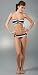 Lisa Curran Swim Mod Stripes Bandeau Bikini