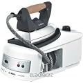 Bosch - Centro De Planchado Tds1606, 2200W, 90G/M, 4Bares, 1L, Vapro Vertical Constante, Calderin Acero Inoxidable, Mango Corcho, Indicador Falta De Agua Y Vapor Listo, Recogecables, Blanco