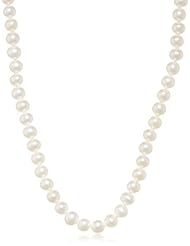 Honora "Classic Pearl Jewelry" White Freshwater Cultured Pearl 6mm Necklace, 18"
