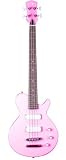 Luna Pandora Single Cutaway Bass, Blush
