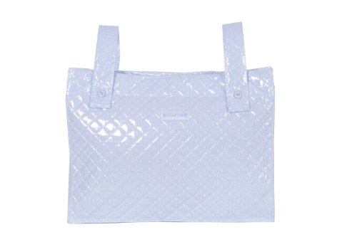 Imagen 1 de Trapitos. Bolsa panera plastificada, lunar azul