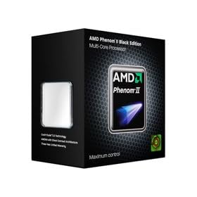 AMD Phenom II X6 1090T Black Edition Thuban 3.2 GHz 6x512 KB L2 Cache Socket AM3 125W Six-Core Processor - Retail HDT90ZFBGRBOX