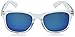 zeroUV - Flat Matte Reflective Revo Color Lens Large Horn Rimmed Style Sunglasses - UV400