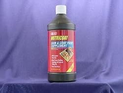 8 in 1 Excel Nutricoat Skin & Coat Liquid for Dogs, 32 Ounce Bottle