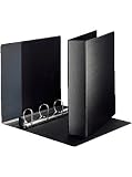 Produkt-Bild: Leitz 46030095 Ringbuch Premium, A4, PP, Sofclick 4 Ringe, 40 mm, schwarz