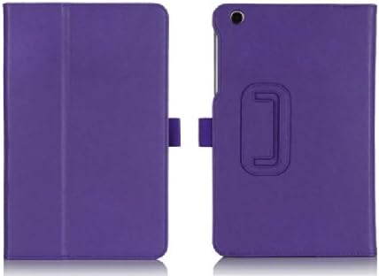 Xinjie® Lenovo Ideatab A8-50 8-inch Tablet A5500 Case with Elastic Hand Strap, Multi-angle, Card Holder Leather Stand Cover Case for Lenovo Ideatab A8-50 8-inch Tablet (purple)