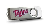 Centon Minnesota Twins Edition DataStick Swivel 2 GB USB 2.0 Flash Drive DSVM2 GB-MIN (White)