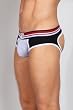 Timoteo Club House Athlete Jock Brief - Black/Grey