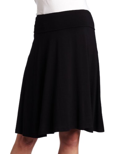Maternal America Women's Maternity A-Line Skirt, Chocolate, X-Large