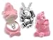 ELEPHANT Crystal Necklace in Pink Elephant Gift Box