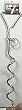 ORRCO 76204 STAKE SPIRAL DOG TIE OUT