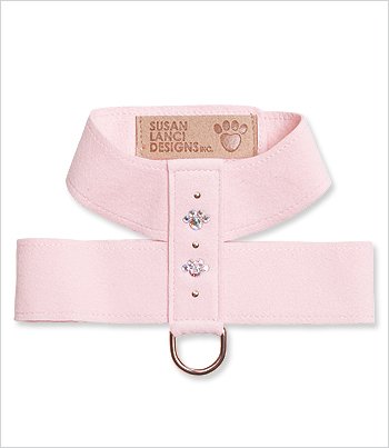 Dog Harness Puppy Pink Crystal Paw (SM)