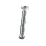 Glass Nose Bone 18g, 1/4 Wearable, 2mm End, Crystal