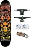 Zero Thomas Death Trip Skateboard - 8.0 Yellow/Org Fade w/Mini Logos