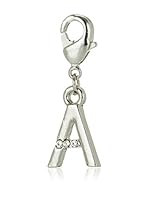 Diamond Style Charm Initial A