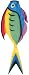 Rainbow Sturgeon Fish Windsock