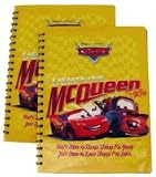 Spiral NotebookDisney Pixar Cars Lightning McQueen (2 pcs set)