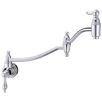 Danze D205040 Fairmont Single Handle Wall Mount Pot Filler, Chrome