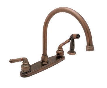 Citidel 8 Ant Bronze Faucet w/Sprayer
