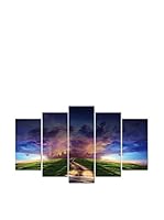 Wall Decor Fotocuadro 5 Piezas Pirámide Staygreen