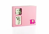 Pearhead Babyprints Babybook Elephant, Pink