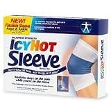 Icy Hot Extra Strength, Flexible Knee & Ankle Sleeve by Chattem, 12 Inches-24 Inches, Large - 3 Each
