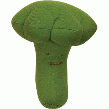 Organic Veggie Toy Broccoli - Organic Egyptian Cotton Fair Trade