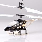 3,5 Kanal RC Hubschrauber Helikopter GYRO Gyroscope 3D Metal Infrarot LED Nachtsicht COOL SCHWARZ