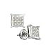 1/2 ctw. Invisible Set Diamond Stud Earring Pair