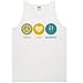 Peace Love Biochemistry Dark Men's Tanktop